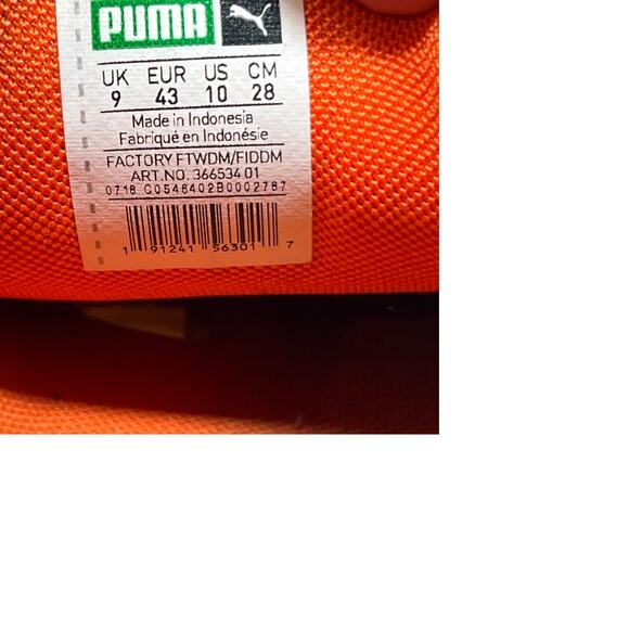 Puma Orange Athletic Shoes - Picture 7 of 7